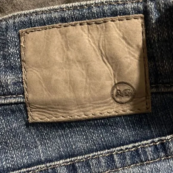 Adriano Goldschmied Women's Blue The Nolan Ankle Distressed Denim Jeans Size 26 - Picture 10 of 10